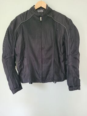 Joe Rocket Men's Black Armored Motorcycle Jacket - XL